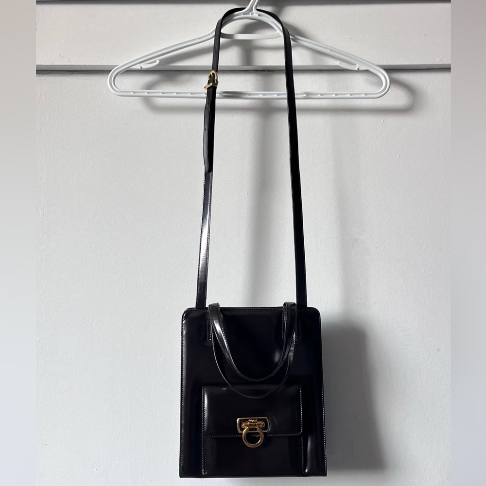 Salvatore Ferragamo Dark Brown Handbag - Picture 2 of 12